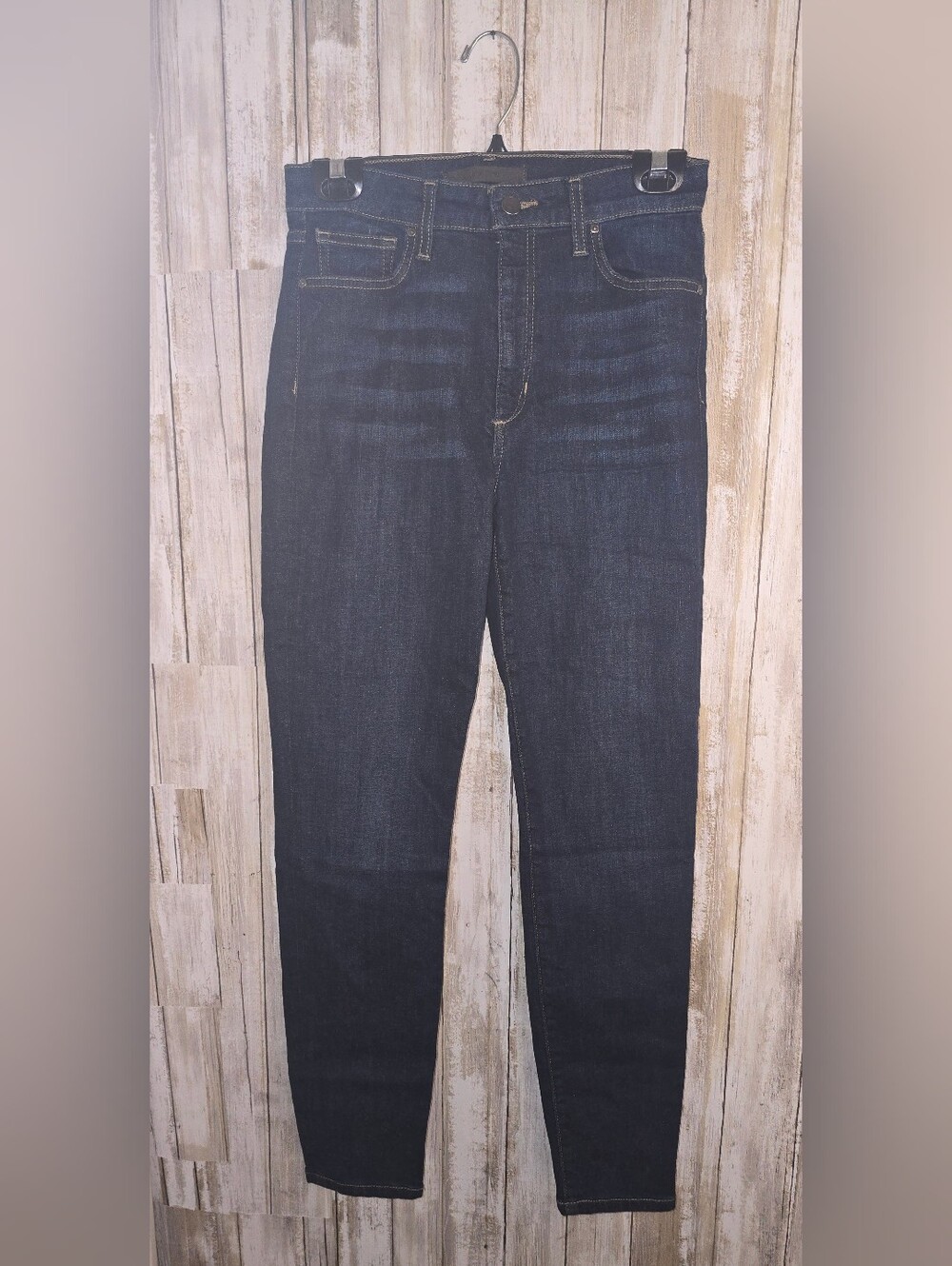 Joe's Jeans High Rise Skinny Ankle Dark Indigo Size 28 Womens